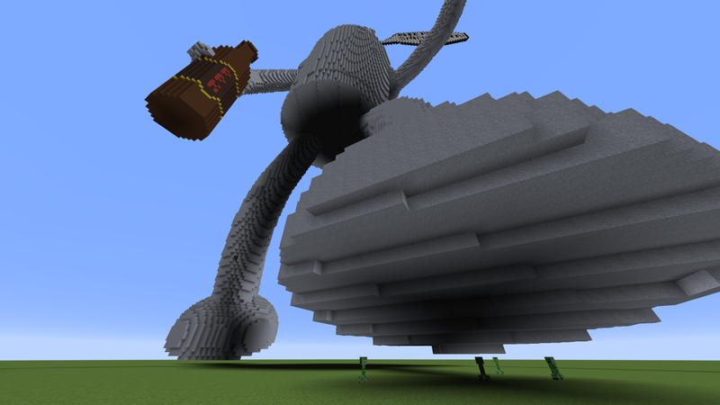 Illustration for article titled Watch a Guy Build Bender in Minecraft